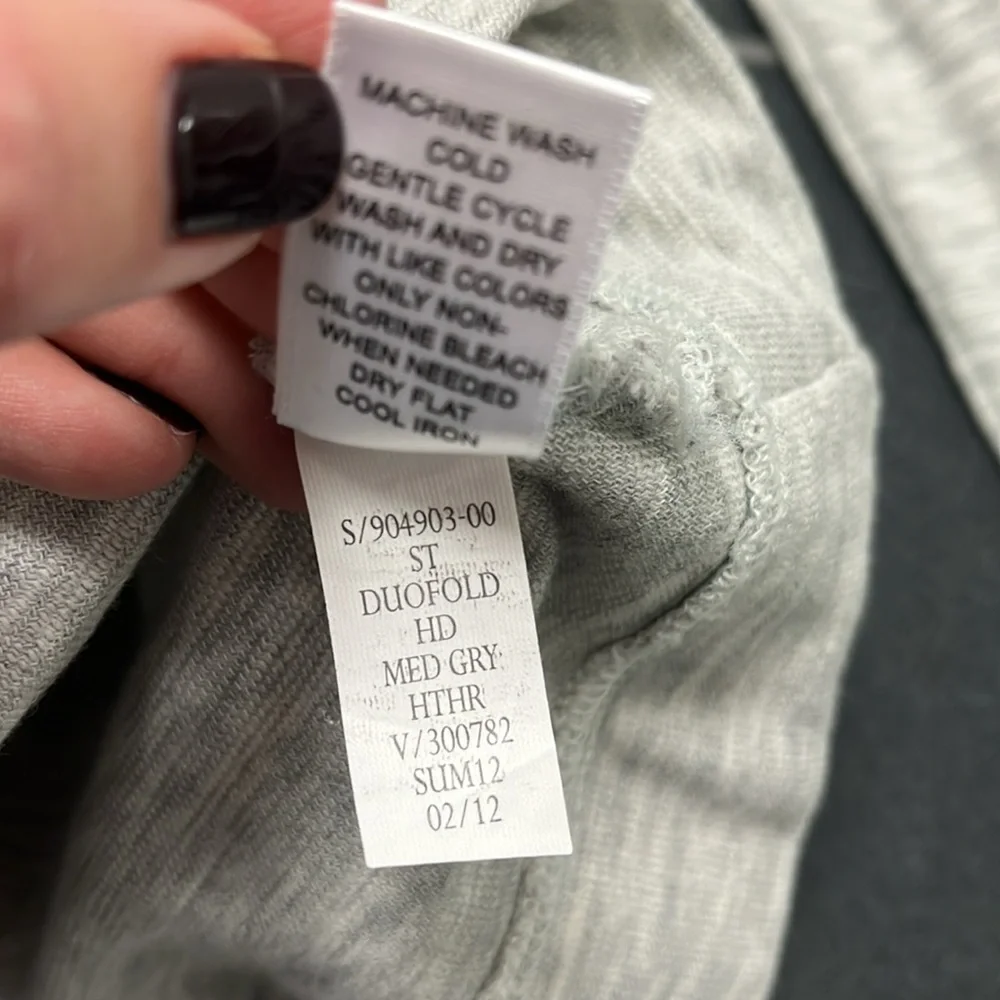 Banana Republic men’s gray zip up sweatshirt/jacket size small - Picture 6 of 6